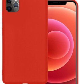BASEY. BASEY. iPhone 11 Pro Max Hoesje Siliconen - Rood