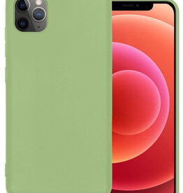 BASEY. BASEY. iPhone 11 Pro Max Hoesje Siliconen - Groen