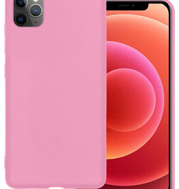 BASEY. BASEY. iPhone 11 Pro Hoesje Siliconen - Licht Roze
