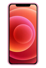 BASEY. Hoes Geschikt voor iPhone 11 Pro Hoesje Siliconen Back Cover Case - Hoesje Geschikt voor iPhone 11 Pro Hoes Cover Hoesje - Lichtroze