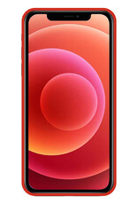 BASEY. Hoes Geschikt voor iPhone 11 Hoesje Siliconen Back Cover Case - Hoesje Geschikt voor iPhone 11 Hoes Cover Hoesje - Rood - 2 Stuks