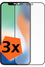 Nomfy Screenprotector Geschikt voor iPhone 12 Screenprotector Bescherm Glas - Screenprotector Geschikt voor iPhone 12 Screen Protector Tempered Glass Volledig - 3 PACK