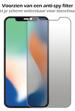 Nomfy Screenprotector Geschikt voor iPhone 12 Screenprotector Privacy Bescherm Glas - Screenprotector Geschikt voor iPhone 12 Privacy Screenprotector Tempered Glass - 3 PACK