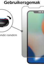 Nomfy Screenprotector Geschikt voor iPhone 12 Screenprotector Privacy Bescherm Glas - Screenprotector Geschikt voor iPhone 12 Privacy Screenprotector Tempered Glass - 3 PACK