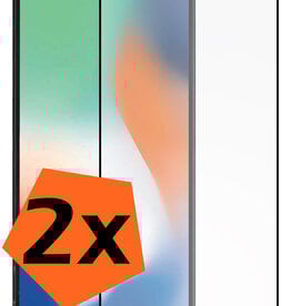 Nomfy Nomfy iPhone 12 Mini Screenprotector Glas Met Dichte Notch - 2 PACK