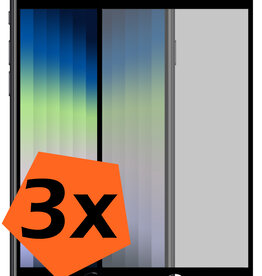 Nomfy Nomfy iPhone SE 2022 Screenprotector Glas Privacy - 3 PACK