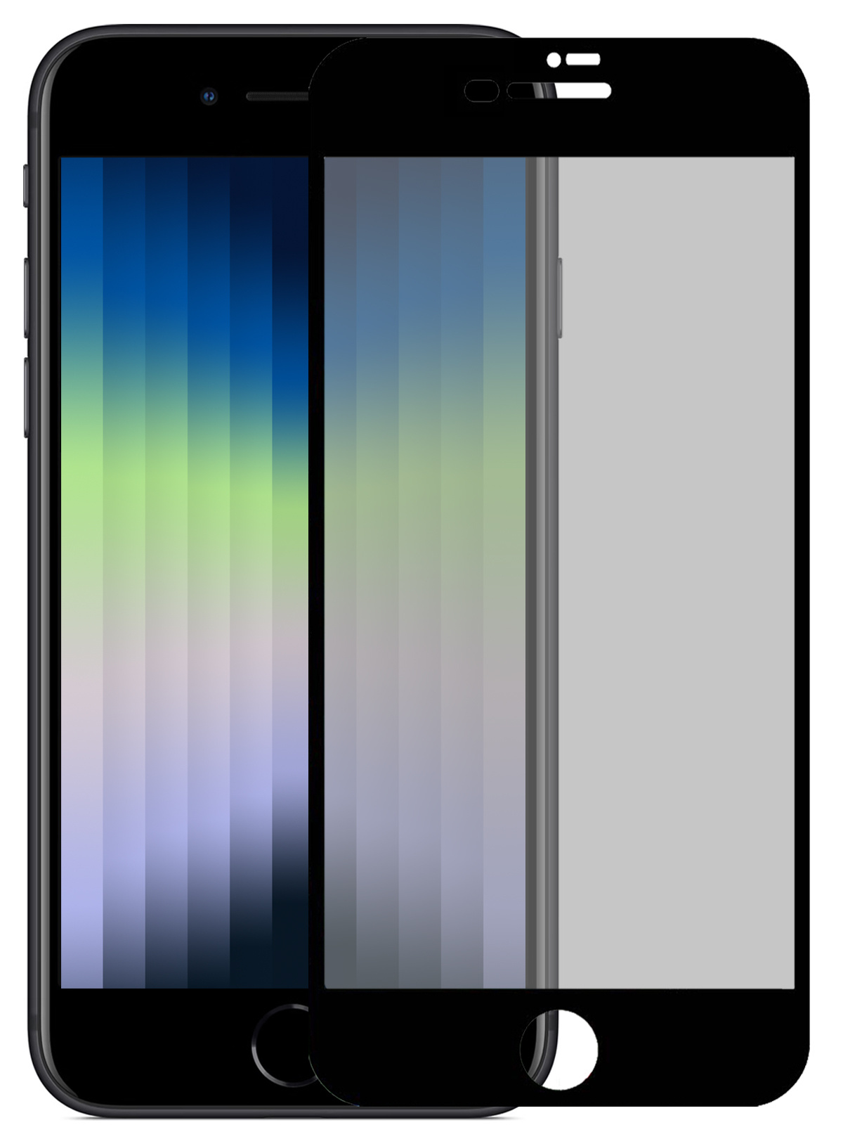 Nomfy Screenprotector Geschikt voor iPhone SE 2022 Screenprotector Privacy Bescherm Glas - Screenprotector Geschikt voor iPhone SE (2022) Privacy Screenprotector Tempered Glass