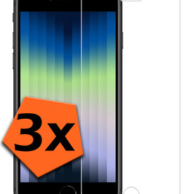 Nomfy Nomfy iPhone SE 2022 Screenprotector Glas - 3 PACK