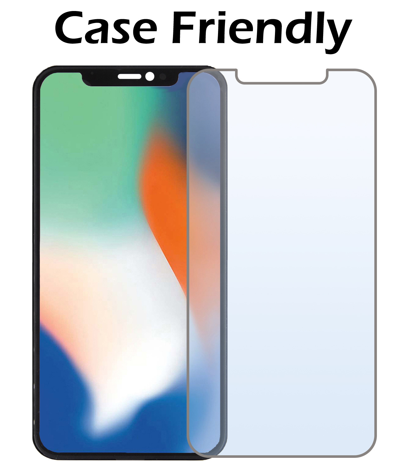 Nomfy Screenprotector Geschikt voor iPhone XR Screenprotector Bescherm Glas Tempered Glass - Screenprotector Geschikt voor iPhone XR Screen Protector