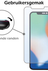 Nomfy Screenprotector Geschikt voor iPhone XR Screenprotector Bescherm Glas Tempered Glass - Screenprotector Geschikt voor iPhone XR Screen Protector