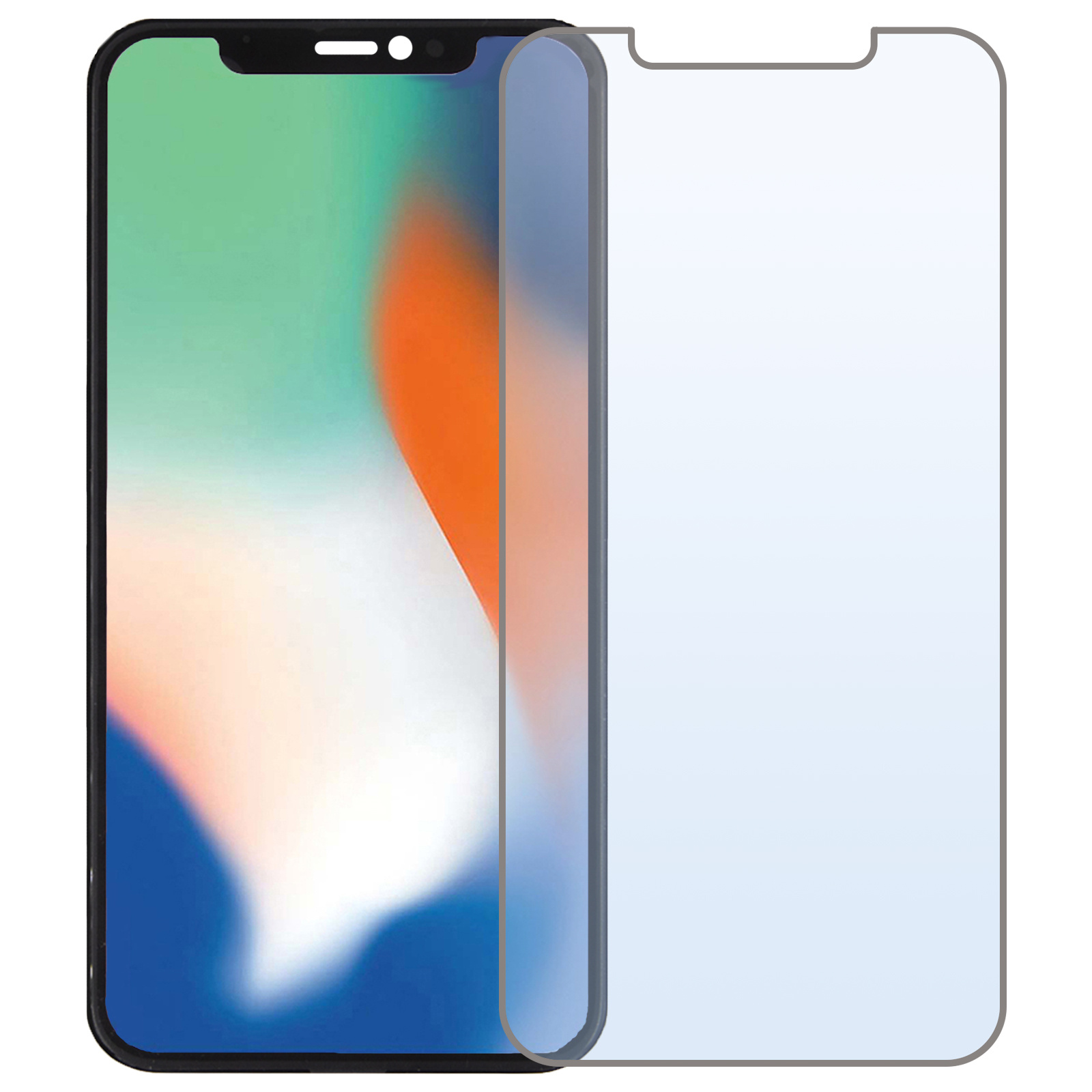 Nomfy Screenprotector Geschikt voor iPhone XR Screenprotector Bescherm Glas Tempered Glass - Screenprotector Geschikt voor iPhone XR Screen Protector