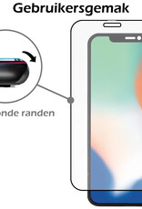 Nomfy Screenprotector Geschikt voor iPhone Xs Screenprotector Bescherm Glas - Screenprotector Geschikt voor iPhone Xs Screen Protector Tempered Glass Volledig - 2 PACK
