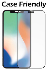 Nomfy Screenprotector Geschikt voor iPhone X Screenprotector Bescherm Glas - Screenprotector Geschikt voor iPhone X Screen Protector Tempered Glass Volledig - 2 PACK