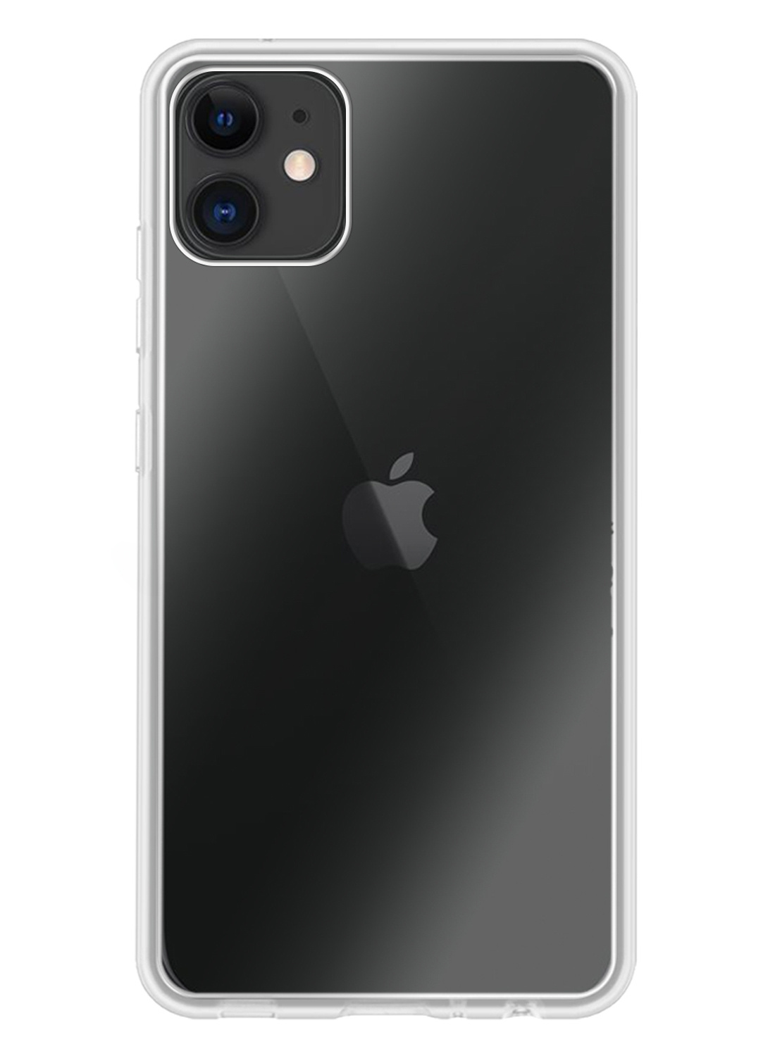 Nomfy Hoesje Geschikt voor iPhone 12 Mini Hoesje Siliconen Cover Case - Hoes Geschikt voor iPhone 12 Mini Hoes Back Case - Transparant