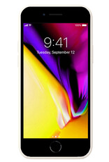 Nomfy Hoesje Geschikt voor iPhone SE 2020 Hoesje Siliconen Cover Case - Hoes Geschikt voor iPhone SE (2020) Hoes Back Case - 2-PACK - Wit