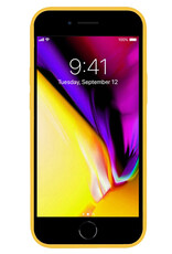 Nomfy Hoesje Geschikt voor iPhone SE 2020 Hoesje Siliconen Cover Case - Hoes Geschikt voor iPhone SE (2020) Hoes Back Case - 2-PACK - Geel