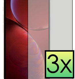 NoXx NoXx iPhone 13 Screenprotector Glas Privacy - 3 PACK