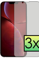 NoXx Screenprotector Geschikt voor iPhone 13 Mini Screenprotector Privacy Tempered Glass Gehard Glas Display Cover - 3x