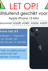 NoXx Screenprotector Geschikt voor iPhone 13 Mini Screenprotector Privacy Tempered Glass Gehard Glas Display Cover - 3x