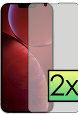 NoXx Screenprotector Geschikt voor iPhone 13 Mini Screenprotector Privacy Tempered Glass Gehard Glas Display Cover - 2x