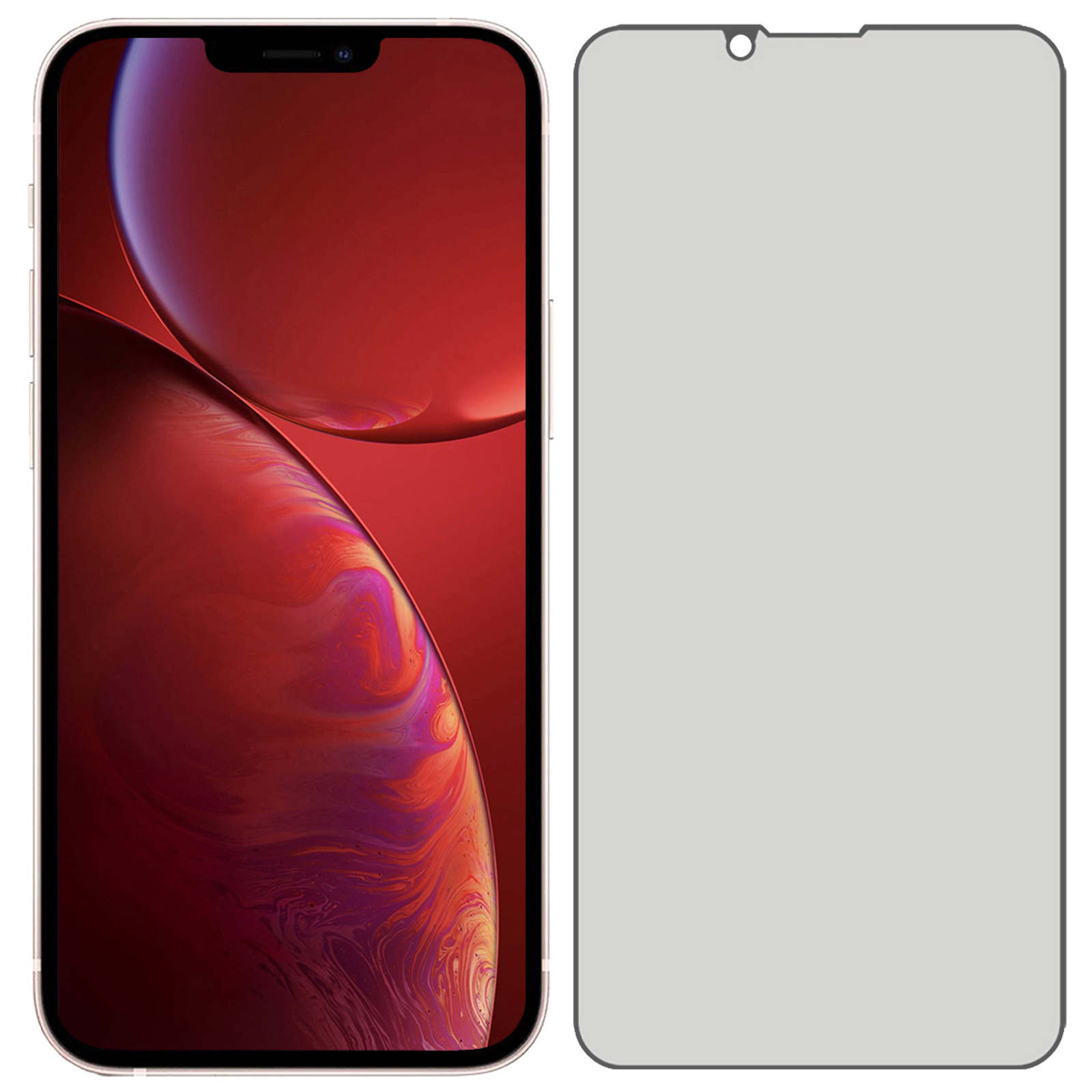 NoXx Screenprotector Geschikt voor iPhone 13 Mini Screenprotector Privacy Tempered Glass Gehard Glas Display Cover