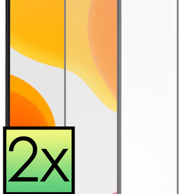 NoXx NoXx iPhone 12 Pro Max Screenprotector Glas Met Dichte Notch - 2 PACK