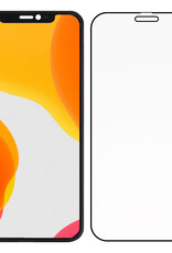 NoXx Screenprotector Geschikt voor iPhone 12 Mini Screenprotector Tempered Glass Gehard Glas Full Cover - 2x
