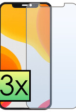 NoXx Screenprotector Geschikt voor iPhone 11 Pro Max Screenprotector Tempered Glass Gehard Glas Beschermglas - 3x