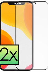 NoXx Screenprotector Geschikt voor iPhone 11 Pro Screenprotector Tempered Glass Gehard Glas Full Cover - 2x