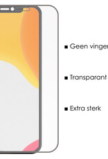 NoXx Screenprotector Geschikt voor iPhone XR Screenprotector Tempered Glass Gehard Glas Full Screen Display Cover