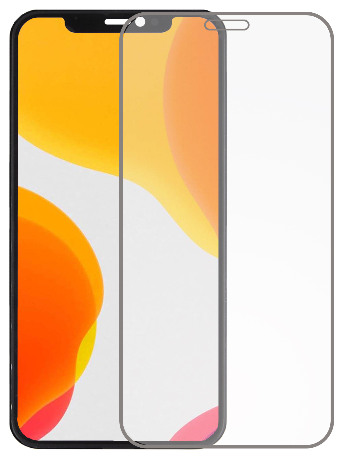 NoXx Screenprotector Geschikt voor iPhone Xs Screenprotector Tempered Glass Gehard Glas Full Screen Display Cover