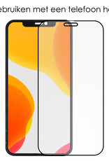 NoXx Screenprotector Geschikt voor iPhone Xs Screenprotector Tempered Glass Gehard Glas Full Cover - 3x