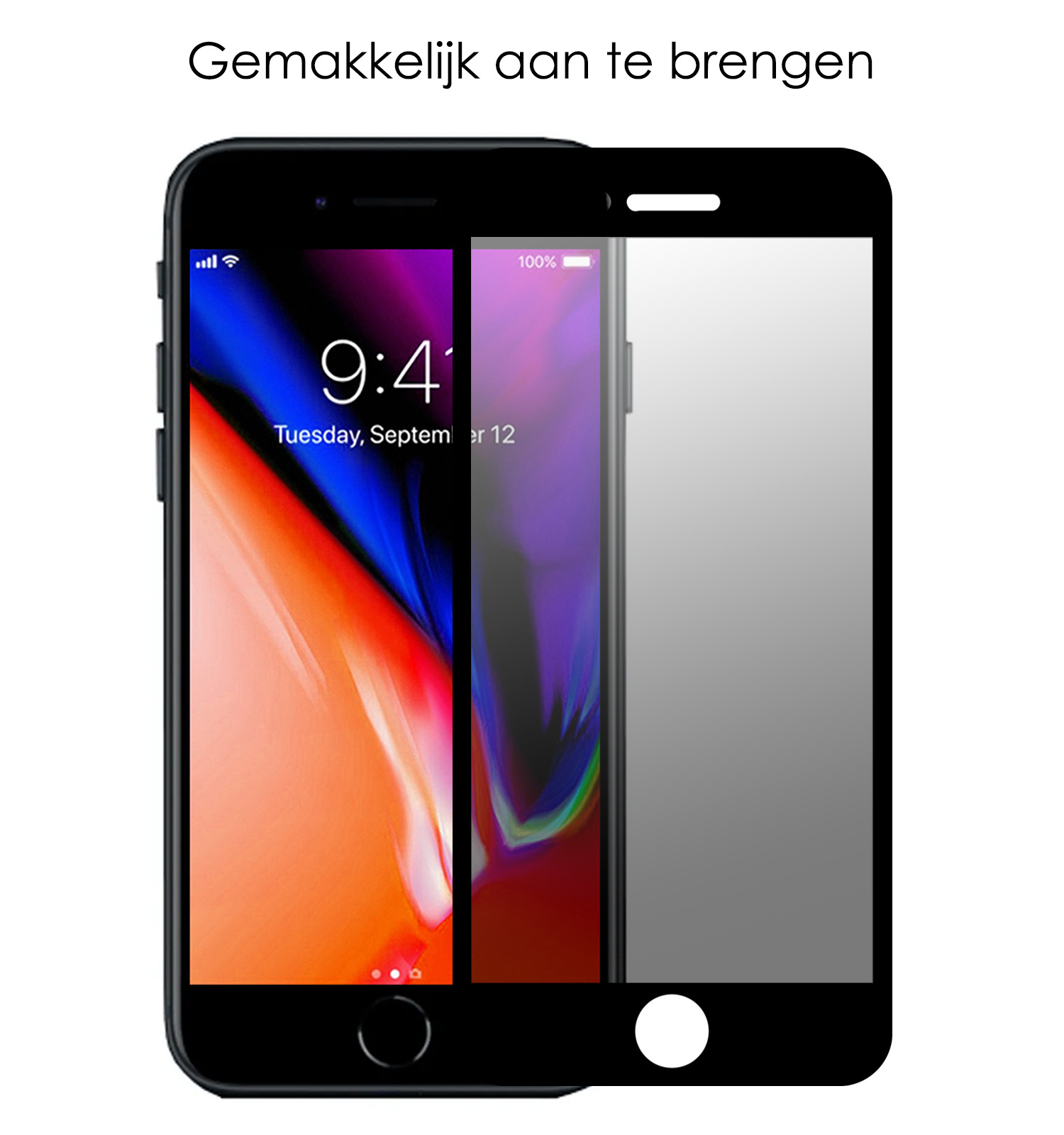 NoXx Screenprotector Geschikt voor iPhone 6 Screenprotector Privacy Tempered Glass Gehard Glas Display Cover