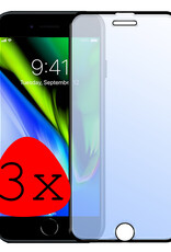 BASEY. Screenprotector Geschikt voor iPhone SE 2020 Screenprotector Beschermglas Full Cover - Screenprotector Geschikt voor iPhone SE (2020) Screen Protector Full Cover - 3 Stuks
