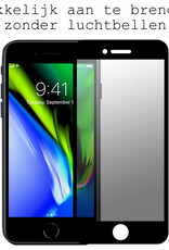 BASEY. Screenprotector Geschikt voor iPhone SE 2020 Screenprotector Privacy Beschermglas - Screenprotector Geschikt voor iPhone SE (2020) Screen Protector Full Screen Privacy - 2 Stuks