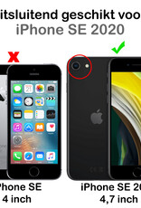 BASEY. Screenprotector Geschikt voor iPhone SE 2020 Screenprotector Privacy Beschermglas - Screenprotector Geschikt voor iPhone SE (2020) Screen Protector Full Screen Privacy - 2 Stuks