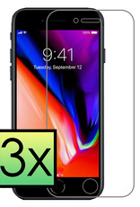 NoXx Screenprotector Geschikt voor iPhone 6 Plus Screenprotector Tempered Glass Gehard Glas Beschermglas - 3x