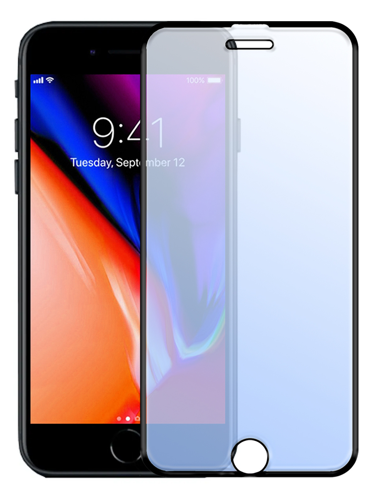 NoXx Screenprotector Geschikt voor iPhone 6 Plus Screenprotector Tempered Glass Gehard Glas Full Cover