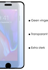NoXx Screenprotector Geschikt voor iPhone 6 Plus Screenprotector Tempered Glass Gehard Glas Full Cover
