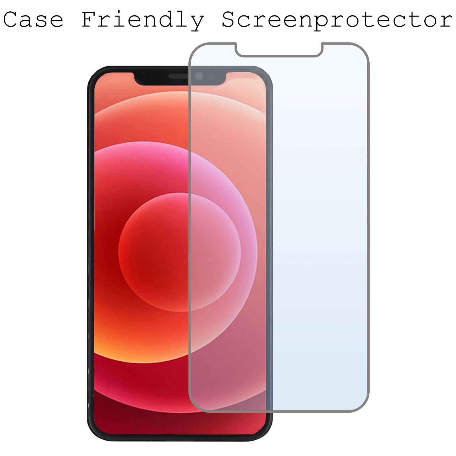 BASEY. Screenprotector Geschikt voor iPhone 12 Mini Screenprotector Tempered Glass - Screenprotector Geschikt voor iPhone 12 Mini Beschermglas Screen Protector Glas - 2 Stuks