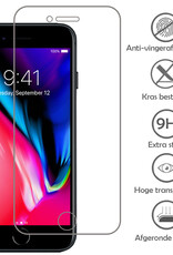 NoXx Screenprotector Geschikt voor iPhone 7 Plus Screenprotector Tempered Glass Gehard Glas Full Cover