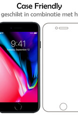 NoXx Screenprotector Geschikt voor iPhone 7 Plus Screenprotector Tempered Glass Gehard Glas Full Cover