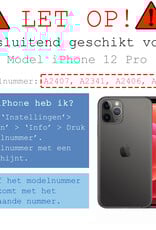 BASEY. Screenprotector Geschikt voor iPhone 12 Pro Screenprotector Tempered Glass - Screenprotector Geschikt voor iPhone 12 Pro Beschermglas Screen Protector Glas - 3 Stuks