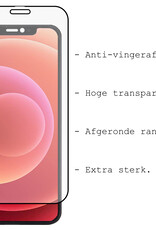 BASEY. Screenprotector Geschikt voor iPhone 12 Pro Screenprotector Beschermglas Full Cover - Screenprotector Geschikt voor iPhone 12 Pro Screen Protector Full Cover - 3 Stuks