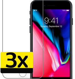 NoXx NoXx iPhone 7 Plus Screenprotector Glas Full Cover 3D - 3 PACK