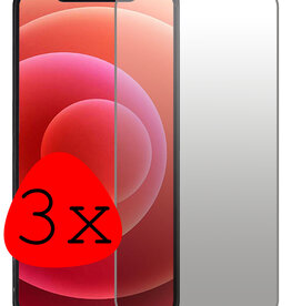 BASEY. BASEY. iPhone 12 Pro Screenprotector Glas Privacy - 3 PACK