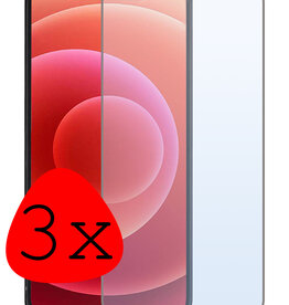 BASEY. BASEY. iPhone 12 Pro Max Screenprotector Glas - 3 PACK