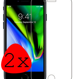 Nomfy Nomfy iPhone 8 Plus Screenprotector Glas - 2 PACK