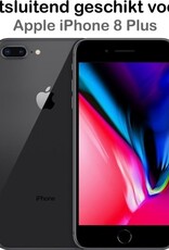 NoXx Screenprotector Geschikt voor iPhone 8 Plus Screenprotector Tempered Glass Gehard Glas Full Cover