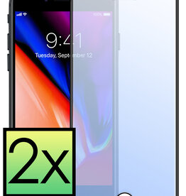 NoXx NoXx iPhone 8 Plus Screenprotector Glas Full Cover 3D - 2 PACK